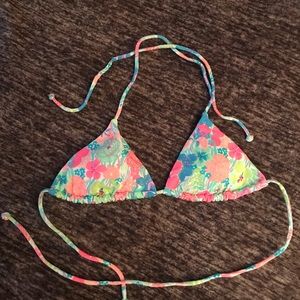 Victoria Secret floral bikini top